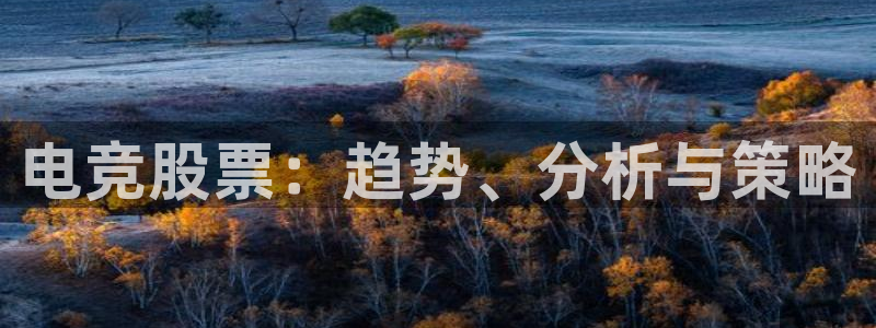 威客电竞：电竞股票：趋势、分析与策略